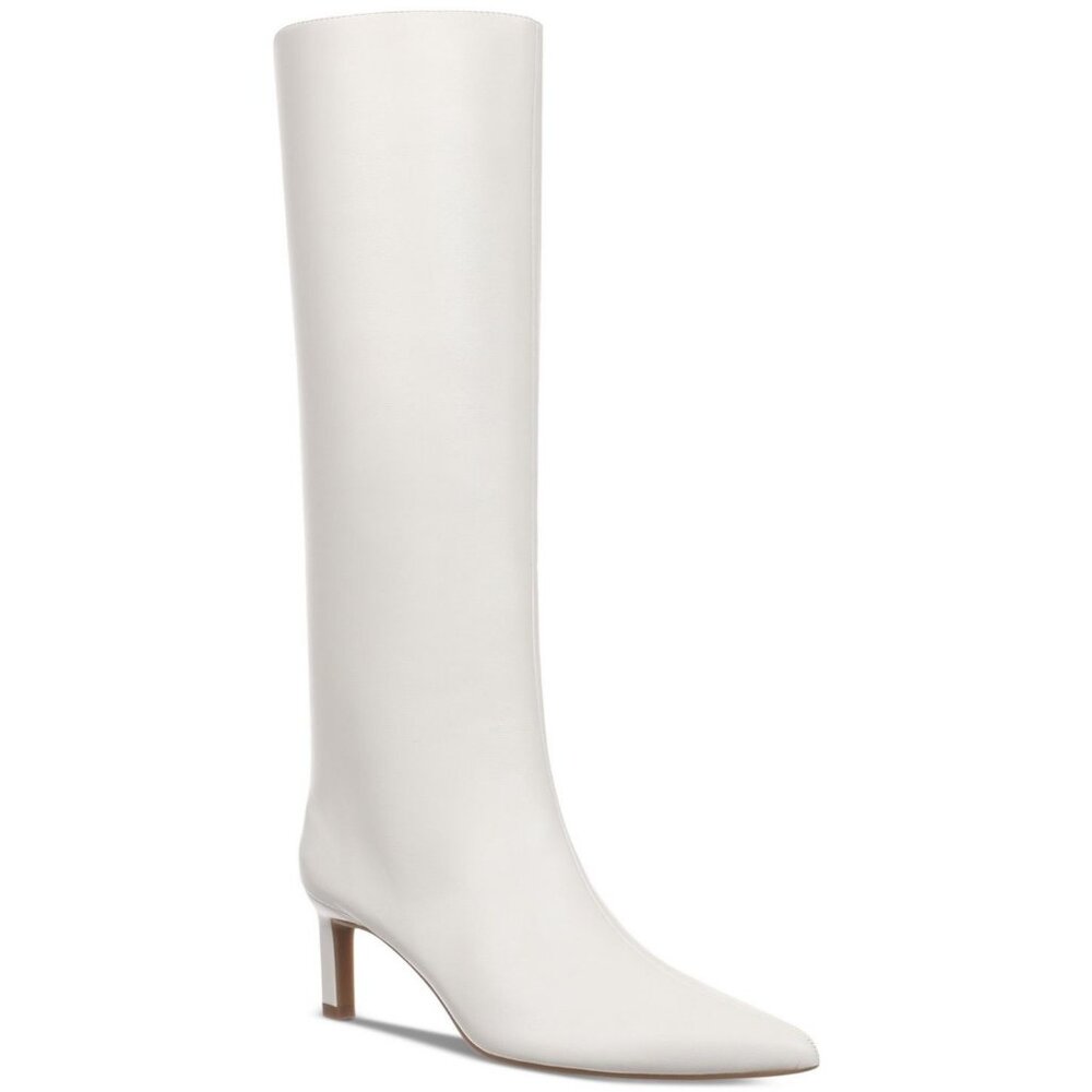 On 34th Womens Rachelle Stovepipe Knee High Boots Bone Smooth Size 10M NIB